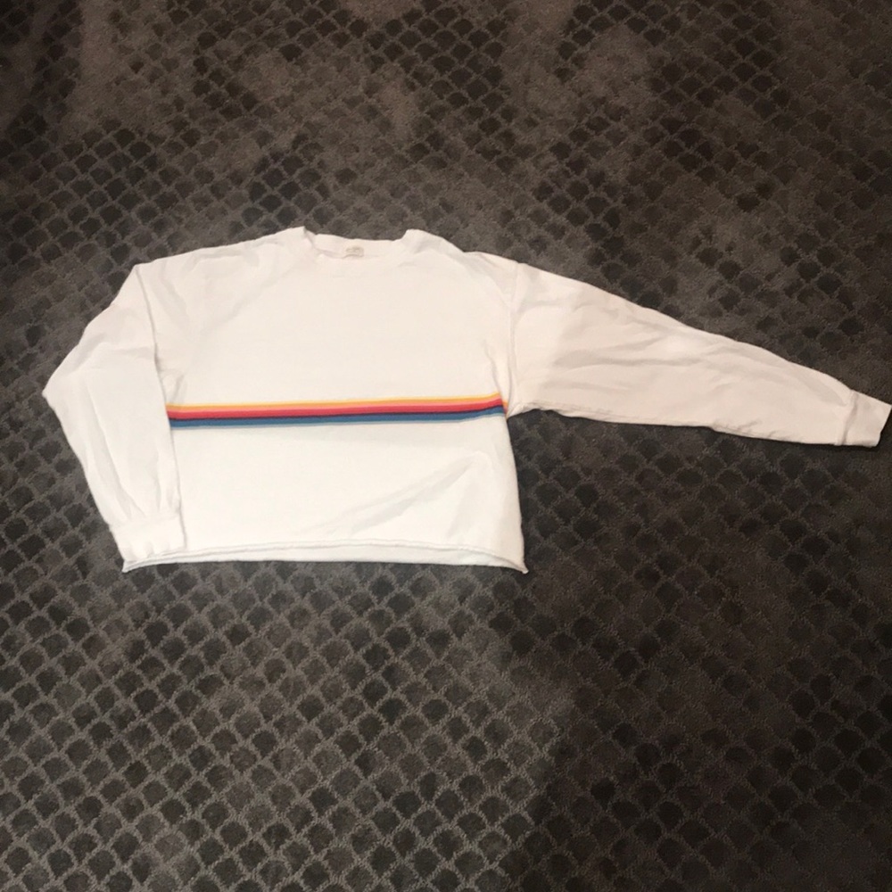 Brandy Melville Cropped long sleeve t-shirt